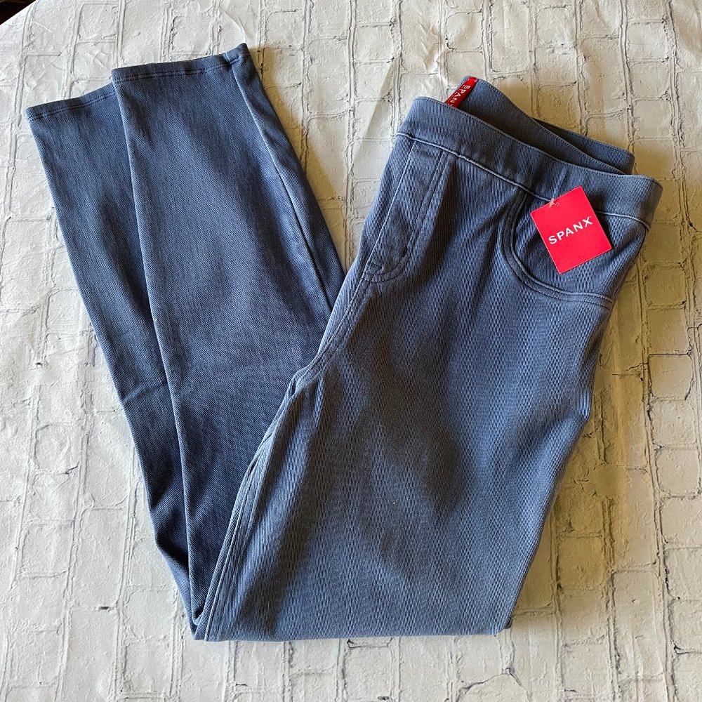 Spanx Jean-Ish Leggings Indigo Haze XL